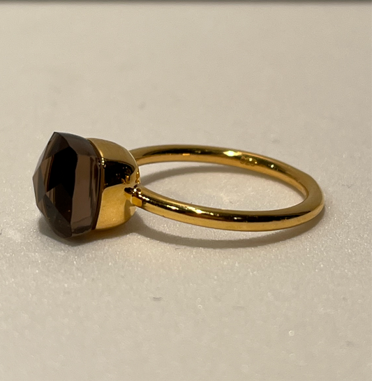 カットクォーツリング