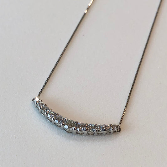 ダイヤモンド ネックレス/PT プラチナ